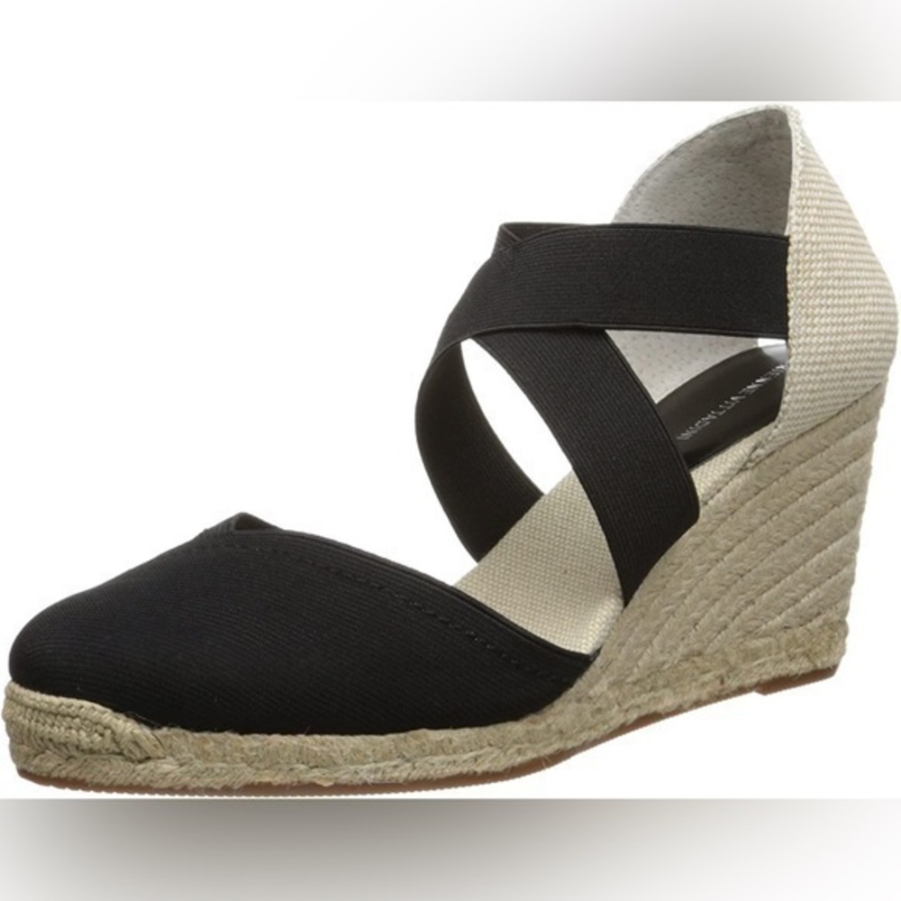 Adrienne Vittadini Black Bijoux Espadrille